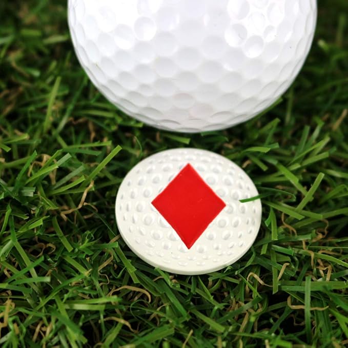 Myartte Creative Golf Ball Marker Soft Enamel Golf Markers 24.4MM Assorted 5 Pcs