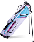 Golf Stand Bag, Lightweight Golf Bag with Stable Stand,Compact Design Featuring Easy-Carry Shoulder Straps, 4-Way Top, Essential Storage Pockets