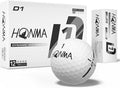 Honma D1 Distance Golf Balls,Extra Soft Feel with Long Distance,High Speed Core with Low Spin Design,Low Compression Golfballs Perfect for Men,Women Beginners,1 Dozen