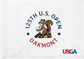 Standard Golf Flag U.S.Tour 2025, Tube Insert, 14x20 Inch 420D Nylon Dual-Sided Silk-Screen, Ideal for Practice Putting Green, Driving Range, Course, Club, White, 1-Pack