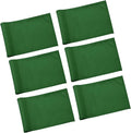 KINGTOP Solid Golf Flag All 8x6 Inch - 420D Nylon, Tube Inserted - Mini Putting Green Flags for Backyard Practice