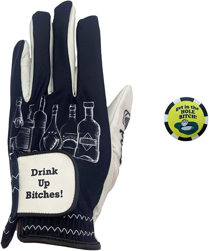 Giggle Golf Men's Golf Glove | Funny Golf Glove
