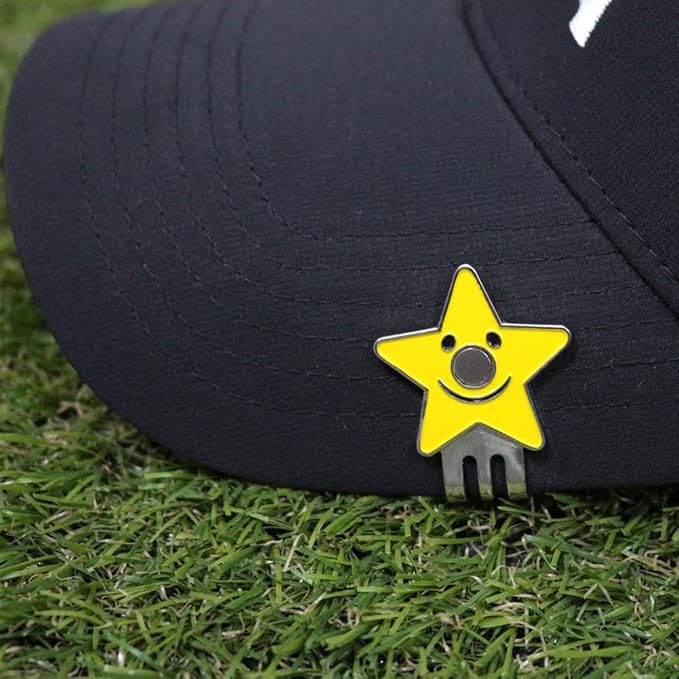 Flower Golf Ball Marker with Golf Hat Clip for Your Friend