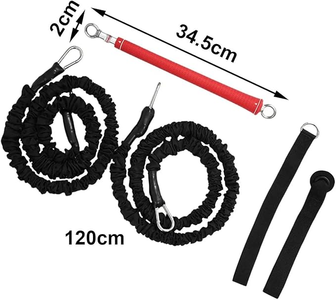 Golf Swing Training Set - Posture Correction Exercise Equipment with Resistance Bands