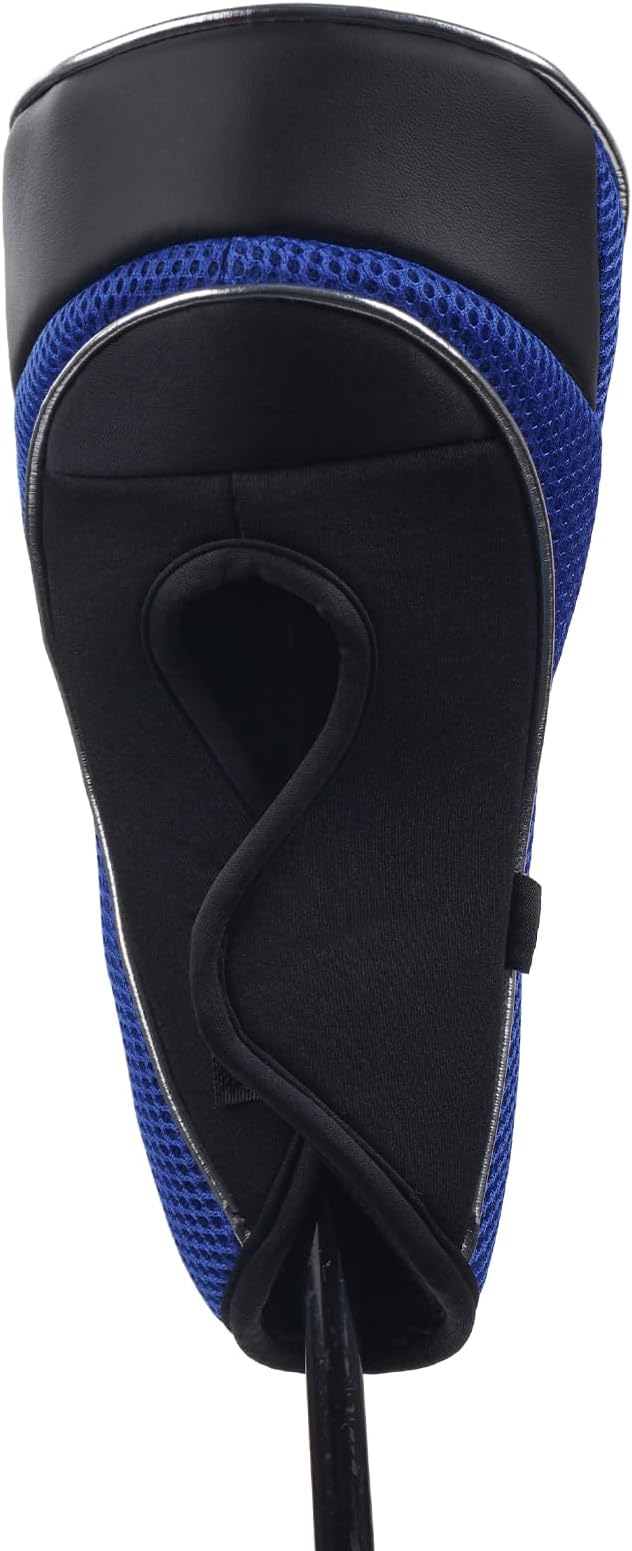 Andux Golf Club Driver Wood Head Covers with Hook & Loop Set of 3