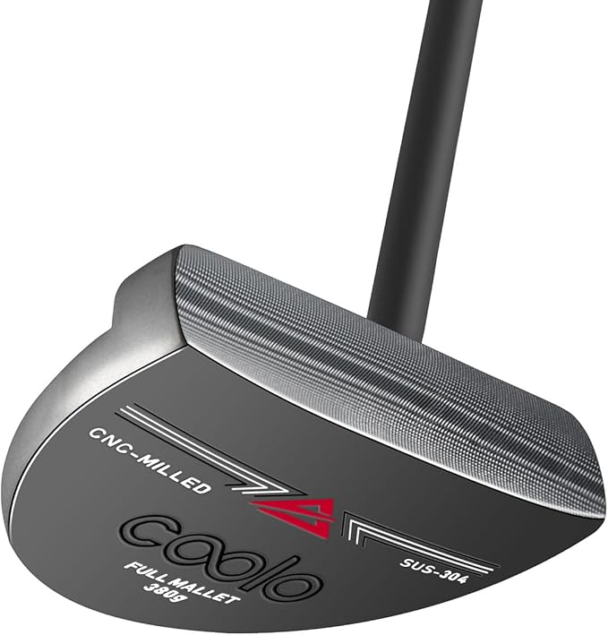 COOLO Low Torque Golf Putter, Provide Greater Stability and Less Face Twisting, Blade/Mallet/Heavy/Center Shafted/Counter Balanced Putter, Oversized Grip, Right & Left
