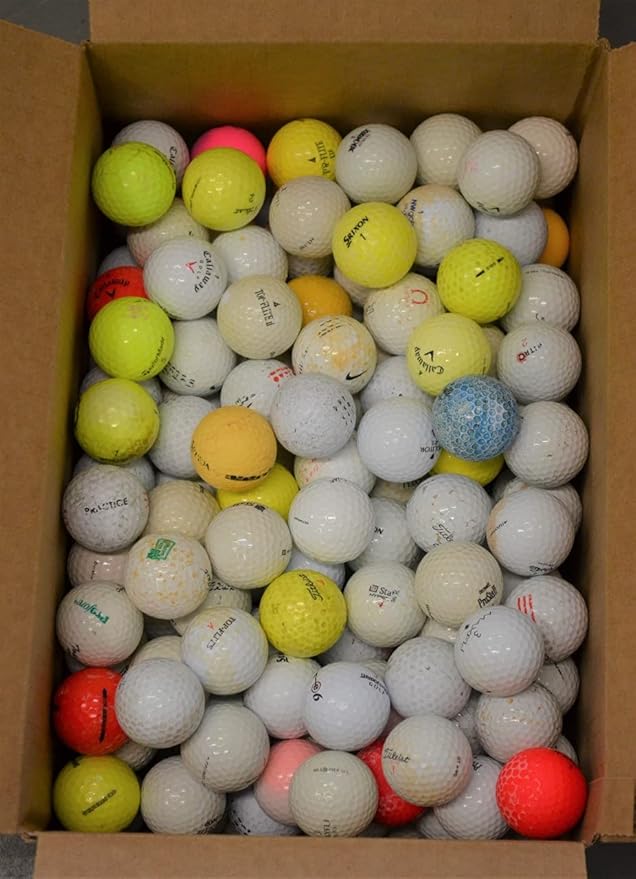 Golf Ball Planet 50 Ball Mesh Bag Hit Away Practice Used Golf Balls