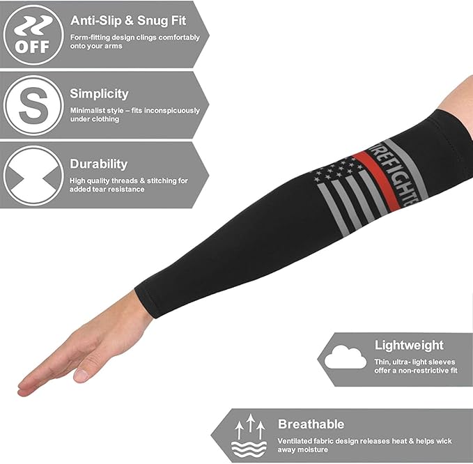 Flag Arm Sleeves Filipino Flag Compression Arm Sleeves for Men Women Tattoo Cover Up Cooling Arm Sleeve 1 Pair