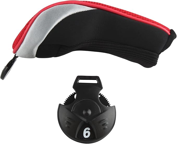 Andux Golf Hybrid Club Head Covers with Dial No. Tag Pack of 3 (All The Same Size)