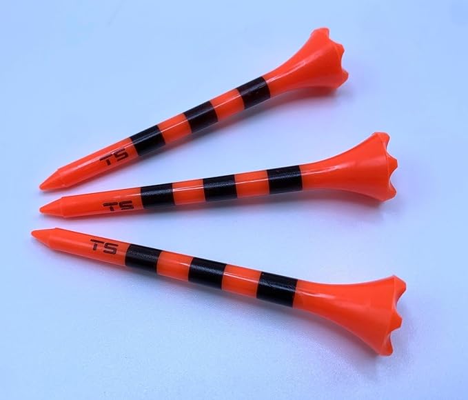 TRUESTRIKE Premium USA Golf Tees – 100-Pack Durable 3¼" / 2¾" Plastic Tees – Made in USA – Perfect Holiday Golf Gift