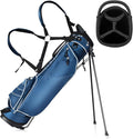 ULTIMATE Golf Stand Bag with 4-Way Top Dividers, Portable Ergonomic Golf Bag with 4 Zippered Pockets, Cooler Bag, Rain Hood and Dual Strap System, 3.5 LBS Lightweight for Men&Women