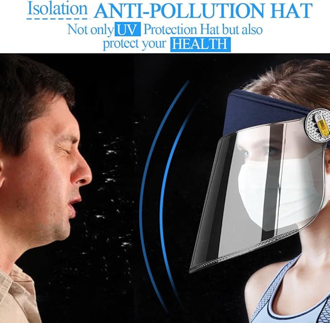 WAYCOM Sun Cap, Sun Visor Hat - UV Protection Hat -Premium UPF 50+ Hat for Hiking, Golf, Tennis, Outdoors