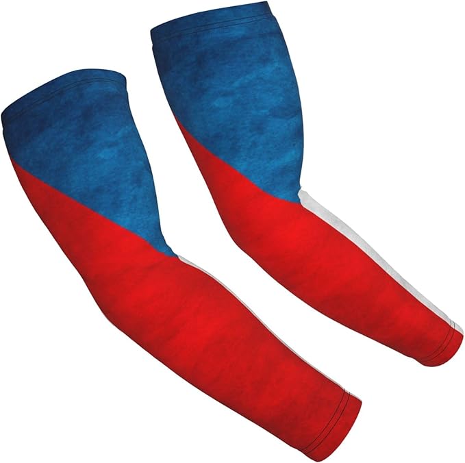 Flag Arm Sleeves Filipino Flag Compression Arm Sleeves for Men Women Tattoo Cover Up Cooling Arm Sleeve 1 Pair