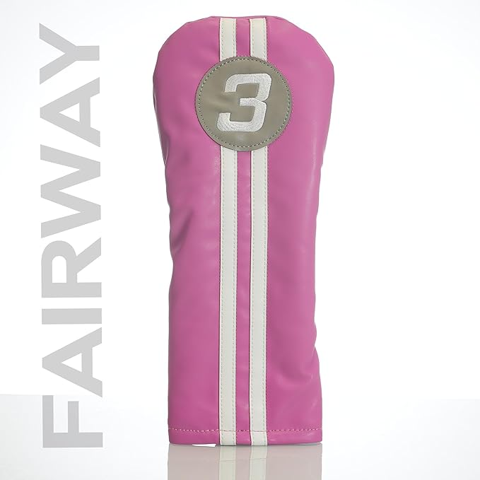 Single Headcover, Easy Slip-On Easy-Off Golf Club Head Cover, Fleece Lined Interior, Water Resistant and Durable Shell, Individual Retail Pack