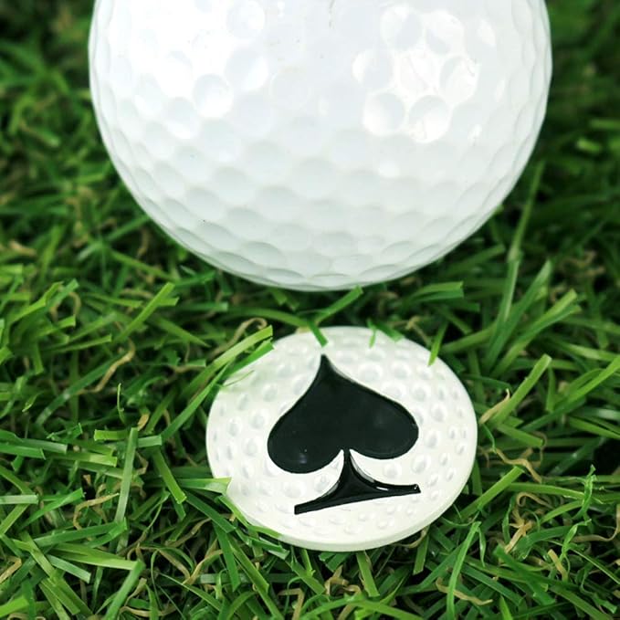 Myartte Creative Golf Ball Marker Soft Enamel Golf Markers 24.4MM Assorted 5 Pcs