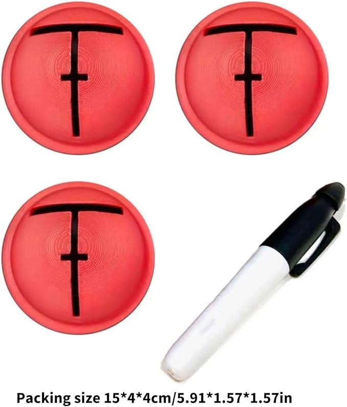 Golf Trainings Alignment Aid for Ball Positioning Accuracy Light Weight Practice Accessory Quick Setups Golf Alignment Tool
