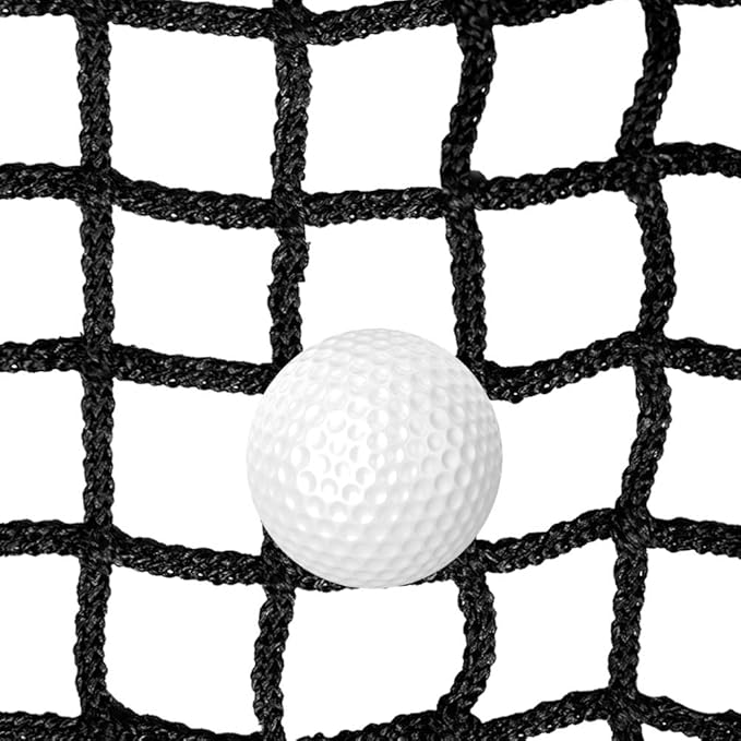 Aoneky Golf Hitting Practice Net 10ft x10ft/10ft x15ft, 1" x1'' Square Mesh, Rope 3mm - Golf Training Netting Barrier Baseball Football Backstop Net Indoor Outdoor Garden