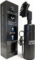 Golf Club Brush with Magnetic Clip & Water Sprayer - 5oz Capacity, Stiff Bristles for Deep Cleaning, Silicone Hose & Gravity Ball for Easy Use on Course