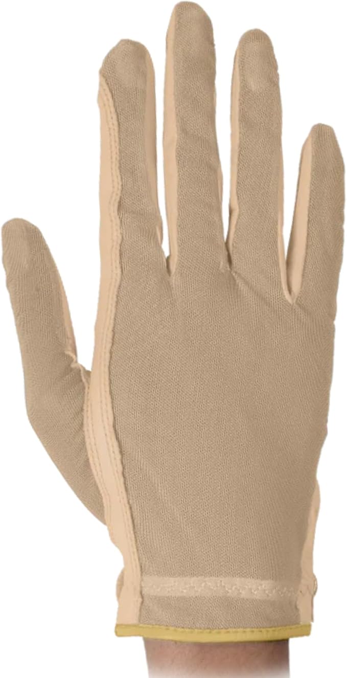 Solar Tan Women’s Golf Glove – UV Filter Fabric with SPF 10 Protection for Even Tan – Breathable, Lightweight & Stylish for Lady Golfers