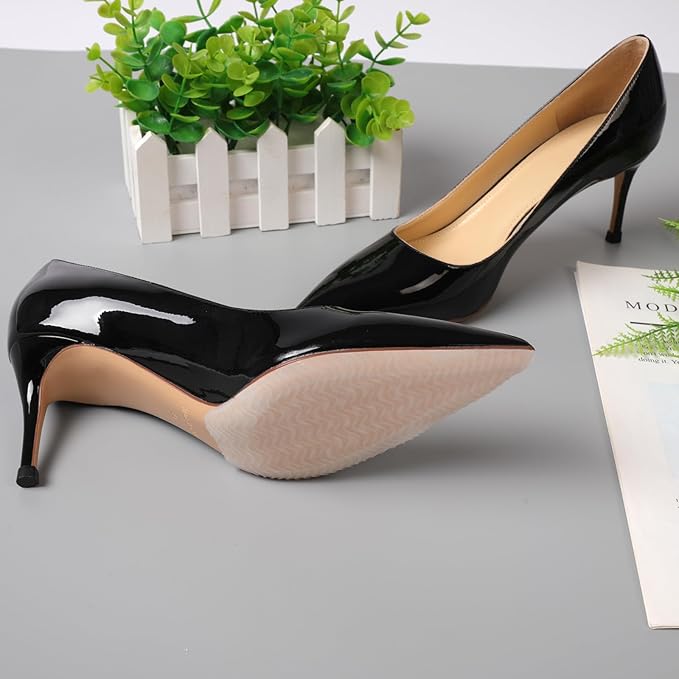 Sole Protector for High Heels, Shoes Grips on Bottom of Shoes,Shoe Bottom Protectors Anti Slip Grips Self Adhesive Silicone Non Slip Shoe Pads