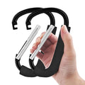 2 Pack Stroller Hooks, 6.3" Large Stroller Clip, Extra Large Carabiner, Big Carabiner Clip Heavy Duty, Universal Stroller Accessories for Mommy, Hang Shopping Bags, Purses, Diaper Bags, and Tools