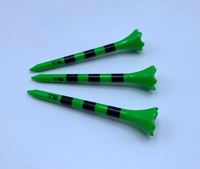 TRUESTRIKE Premium USA Golf Tees – 100-Pack Durable 3¼" / 2¾" Plastic Tees – Made in USA – Perfect Holiday Golf Gift