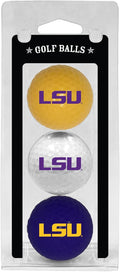 Team Golf NCAA Regulation Size Golf Balls, 3 Pack, Full Color Durable Team Imprint