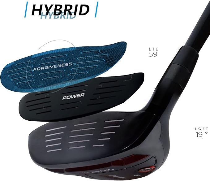 Golf Irons Individual,Driving Iron Golf Iron Set for Men 5,6,7,8,9,P,S,W Right Handed with Beginner's Iron Set Regular Flex Steel Shaft, Iron Set