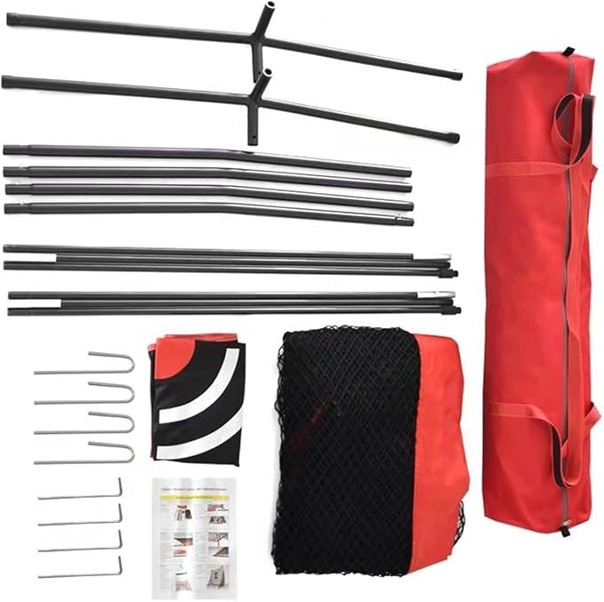 Golf Practice Net - Golf Hitting Net with Target Cloth - Portable Golfers Training Aids for Backyard Driving Practice Accuracy Indoor Outdoor Use