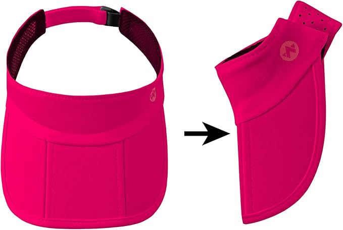 WANDER Sports Sun Visor Hats Adjustable Running Golf Tennis Mesh Folding Cap for Women Men