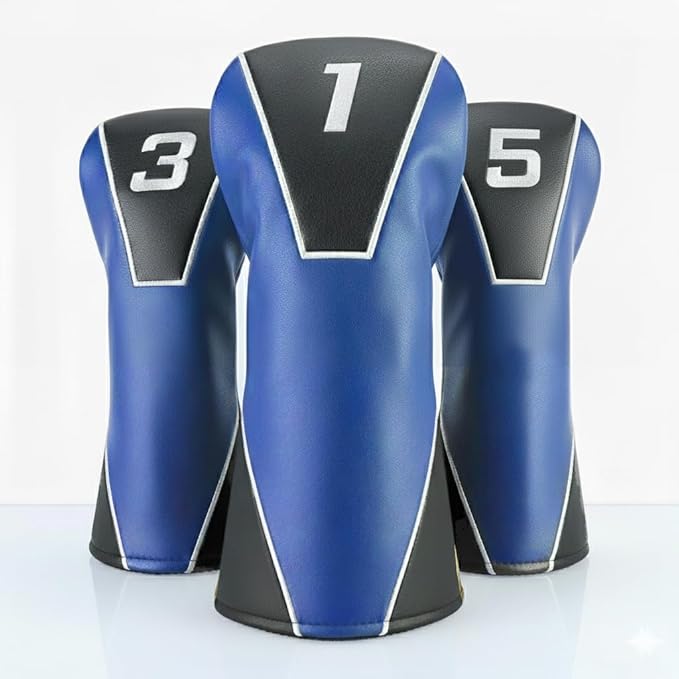 Single Headcover, Easy Slip-On Easy-Off Golf Club Headcover, Fleece Lined Interior, Water Resistant and Durable Shell, Individual Retail Sport Pack