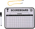 POPETPOP Golf Scorecard Board Erasable: Golf Writing Scoreboard with 1 Pen - Hanging Dry Erase Boards for Men, Women Golfers, 9.83 x 6.68 Inches