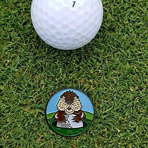 Balanced Co. Bushwood Golf Hat Clip with Enamel Magnetic Ball Marker