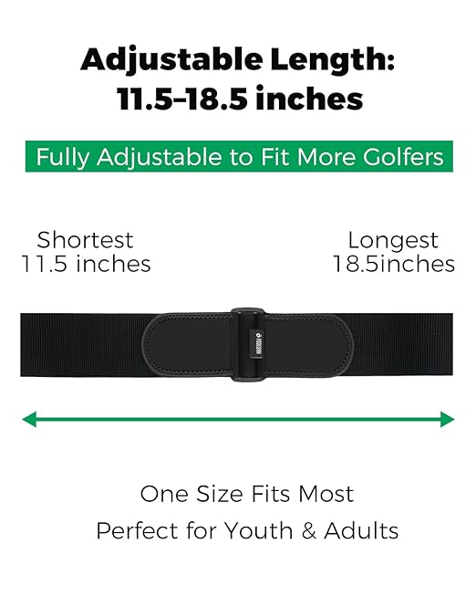 Adjustable Golf Swing Trainer Arm Band – 2025 Essential Golf Accessories for Golfers – Innovative Arm Connection Aid with Strong Restraining Power to Fix Chicken Wing & Improve Swing Stability