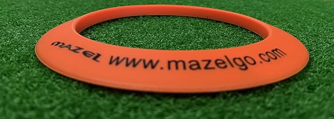 MAZEL Golf Putting Cup/Ring for Training Aid Indoor & Outdoor - All-Direction Practice Hole Putting Accuracy Trainer
