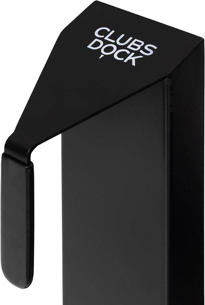 Wall Mount PRO Golf Bag Stand for Storage, Golf Storage Organizer for Garage, Club Dock for Golfing Bag