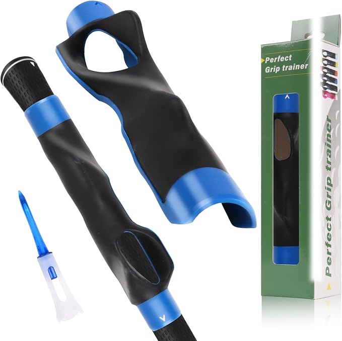 Golf Grip Trainer Aid, Golf Swing Training Aid, Grip Trainer Golf Club to Improve Train Correct Right Hand Position