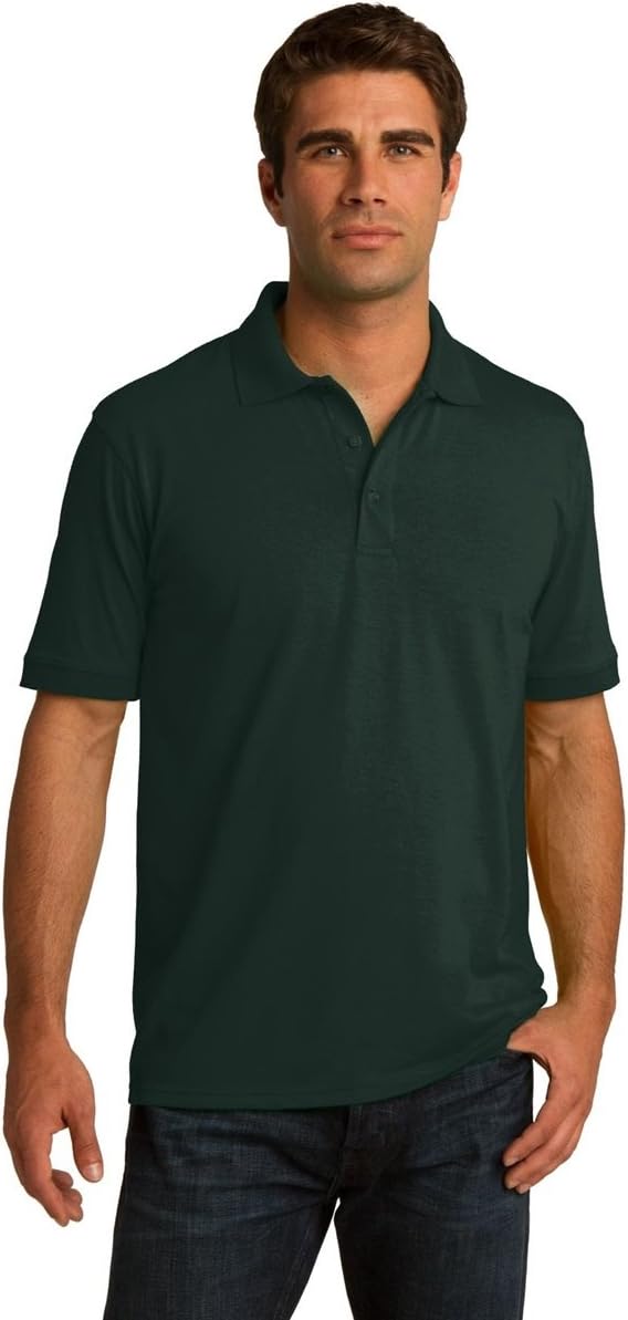 Clothe Co. Men's Big and Tall Polo Shirt, Men's Tall Polo Short Sleeve Performance Cotton Blend