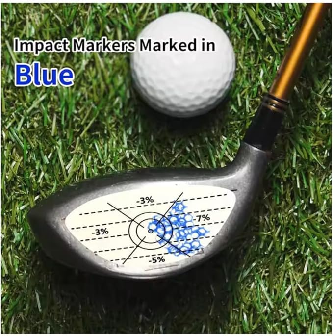 Complete Golf Training Kit with Alignment Sticks, Grip Trainer, Impact Stickers, Ball Markers, Tees, Training Aid, Repair Tool, Training Book, Yellow, ABS Plastic