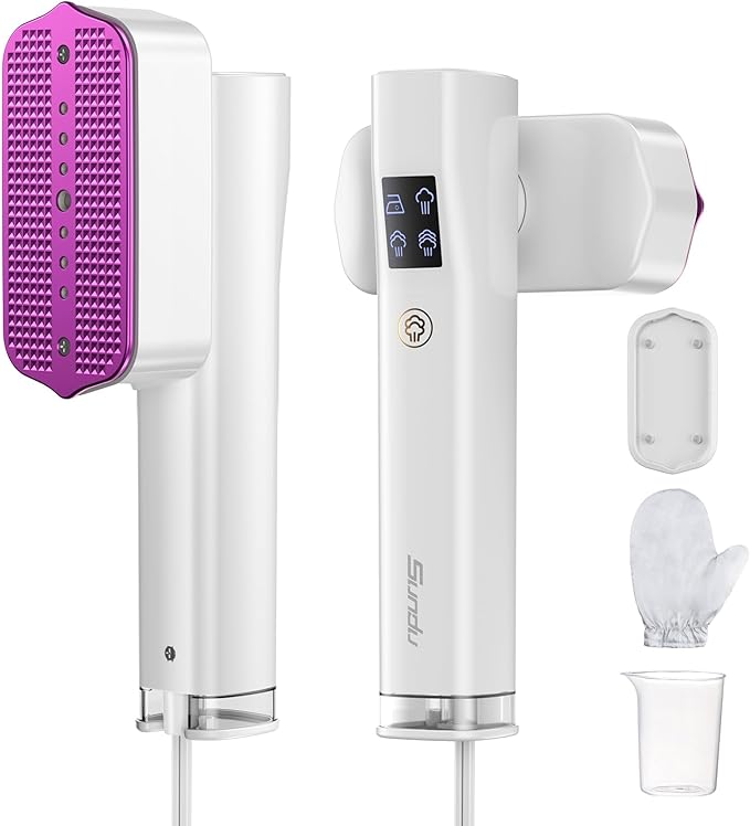 Sundu Travel Steamer for Clothes,25g/min Steam Portable Handheld Garment Steamer,20mins Runtime & 100ml Large Tank,15s Fast Heat-up,Ceramic Panel,Wrinkle Remover for Travel, Home, Office