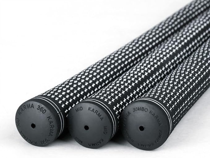 Karma Revolution 360 Golf Grips & Grip Kits, No Alignment Necessary, Easy Installation, Perfect for Adjustable Golf Clubs, Choose Single, 9, 13, 25 Packs or Golf Club Grip Kit