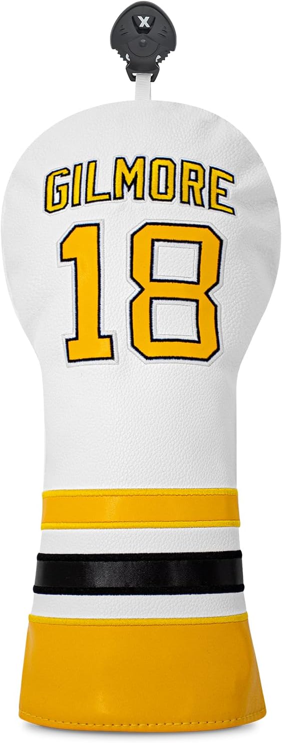 Golf Headcovers Golf Club Headcovers Sports Style Number 18 Premium Leather Driver Fairway(FW) Wood Hybrid(UT), Golf Blade Mallet Putter Cover