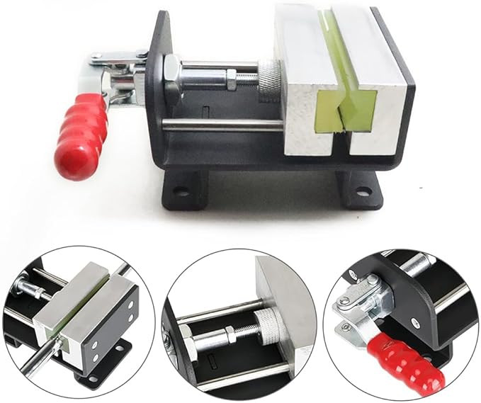 Golf Club Vise Duty Clamp for Precision Shaft and Grip Work Complete Tool for Golf Grip Replacement and Club Customization, Professional Golf Grip Replacement Accessories