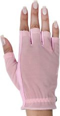 Solar Tan Women’s Half Golf Glove | SPF 10 UV-Filter Fabric, Breathable Cooling Fingerless Design for Even Tan