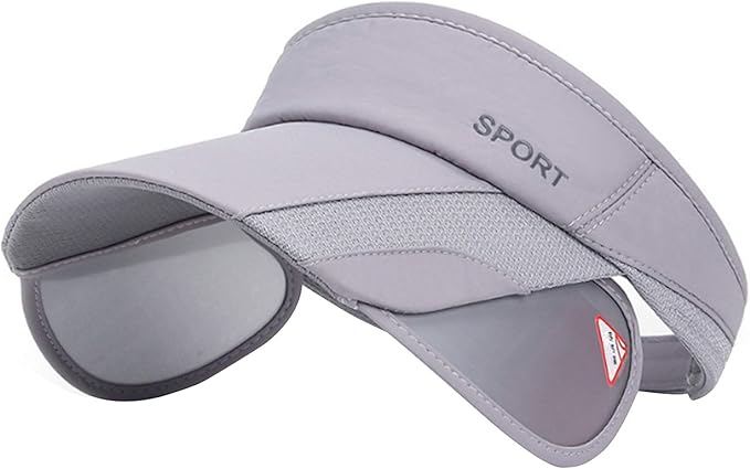Summer Sun Visor Hat - Women Adjustable Golf Cap with Retractable Brim, UV Protection Beach/Tennis Sport Hat