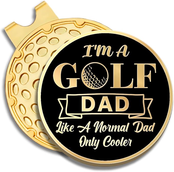I Love Golf So Much Ball Marker with Magnetic Hat Clip, Funny Golf Accessories Gifts for Men Women, Novelty Birthday Gifts for Men Women Golfer Fan