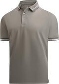 Esabel.C Mens Golf Shirts Short Sleeve Stretch Moisture Wicking Performance Dry Fit Collared Golf Shirts for Men