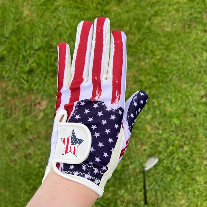 Giggle Golf Women's Golf Glove - Adjustable Strap, Left Hand Gloves for Women