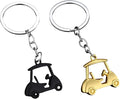 Pack Of 2 Zincs Alloy Realistic Golf Cart Keychains Golf Themed Holder Lightweight For Keys Bags Accessories