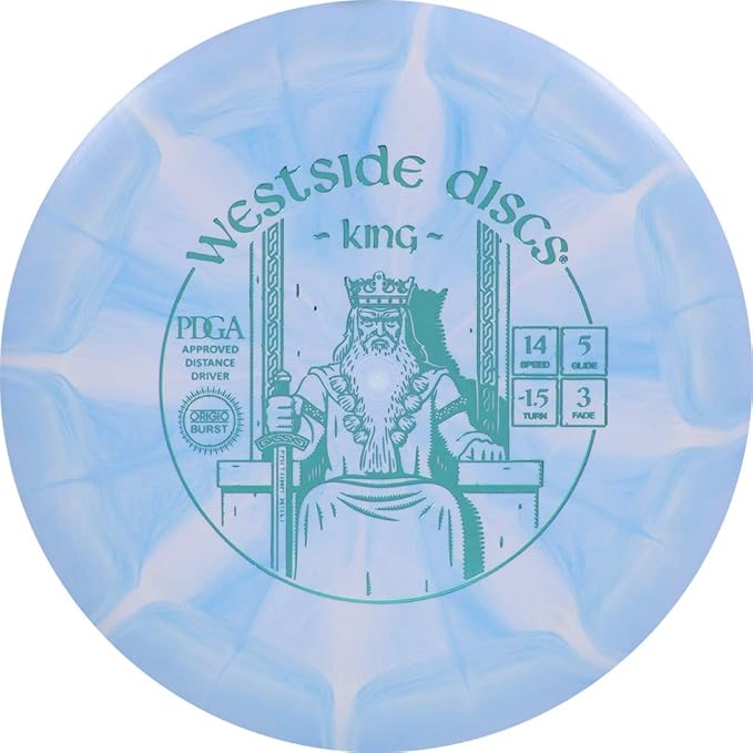 Westside Discs Origio Burst 4-Disc Golf Discs Set - Beginner Frisbee Golf Discs Set for Men - 1x Drivers, 1x Fairway Driver, 1x Midrange & 1x Putter Disc - Mini Marker Included - Colors Will Vary